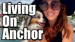 SAILING NEWBIES LEAVE THE MARINA FOR GOOD | Anchoring our sailing catamaran for the first time