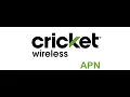Cricket Wireless APN Internet Settings