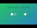 Checkbox Slider using CSS