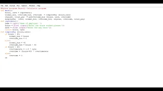Python program Payroll Calculator
