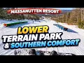 Massanutten Resort Snowboarding POV Lower Terrain Park Southern Comfort