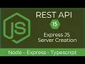 15 Express JS Server Creation REST API with Node TypeScript UiBrains