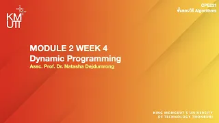 MODULE 2-4 Dynamic Programming - Warshall Algorithm