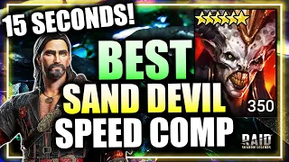 GUIDE Best Speed Comp for Sand Devil s Necropolis Stage 25 - Fastest Team Raid Shadow Legends