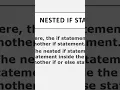 Nested If statement Malayalam Tutorial