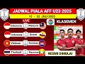 Download Lagu Jadwal Piala AFF U-23 2025 - Indonesia vs Brunei Darussalam - Asean U-23 Championship Mandiri Cup
