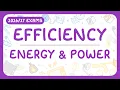 GCSE Physics - Efficiency Energy Power exams