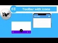 How to create Toolbar in kivymd Kivy Tutorial 3 - Creating Toolbars KivyMD vipin coding