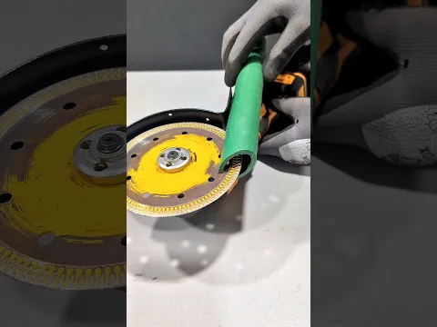 Wall Grooving Hack: Perfect Pipe Channels with Angle Grinder! ⚡🛠️ #shorts #tips