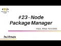 23 NPM - Node js