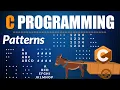 C Programming Tutorial Pattern Printing in C 10 Patterns Nested Loops