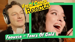 Vocal Coach REACTS - Faouzia 'Tears of Gold'