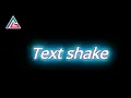 Text shake animation I Text shadow effect I Text shake animation css