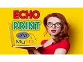 php tutorials for beginners in udru hindi Echo Print Statement Part 04