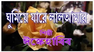 Download ঘুমিয়ে যারে লাল আমার | ইস্কে হাবিব | New Bengali Islami Gazal | Ghumiye Jare Lal Amar |  Isque Habib MP3