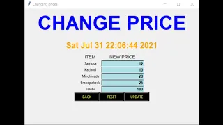 RESTAURANT BILL GENRATOR PART2 PYTHON PROJECT EASY SOURCE CODE DOWNLOAD
