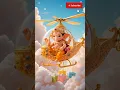 Download Lagu Little Ganesha Flying in a Candy Helicopter! ✨🚁 Sweet Blessings from the Sky #cute #ganesh #baby