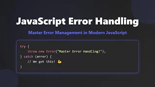 JavaScript Error Handling A Beginner s Guide with Try-Catch Debugging