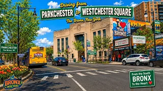 Driving from Parkchester to Westchester Square in the Bronx New York