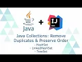 Java Collections Interview Question Remove Duplicates Preserve Order