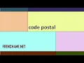 French For Beginners I How to pronounce I code postal