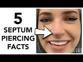 5 Important Facts About Septum Piercings