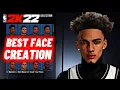 NEW DRIPPIEST FACE CREATION ON NBA 2K22 LOOK LIKE A GOD