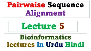 Pairwise sequence alignment Bioinformatics lecture 5