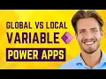 GLOBAL VARIABLES vs CONTEXT VARIABLE in Power Apps 2024 - In 30 seconds