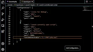 PHP Lesson 9 Debugging PHP scripts with VS Code and XDebug