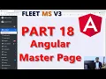 Part 18 - Angular Master Page Layout