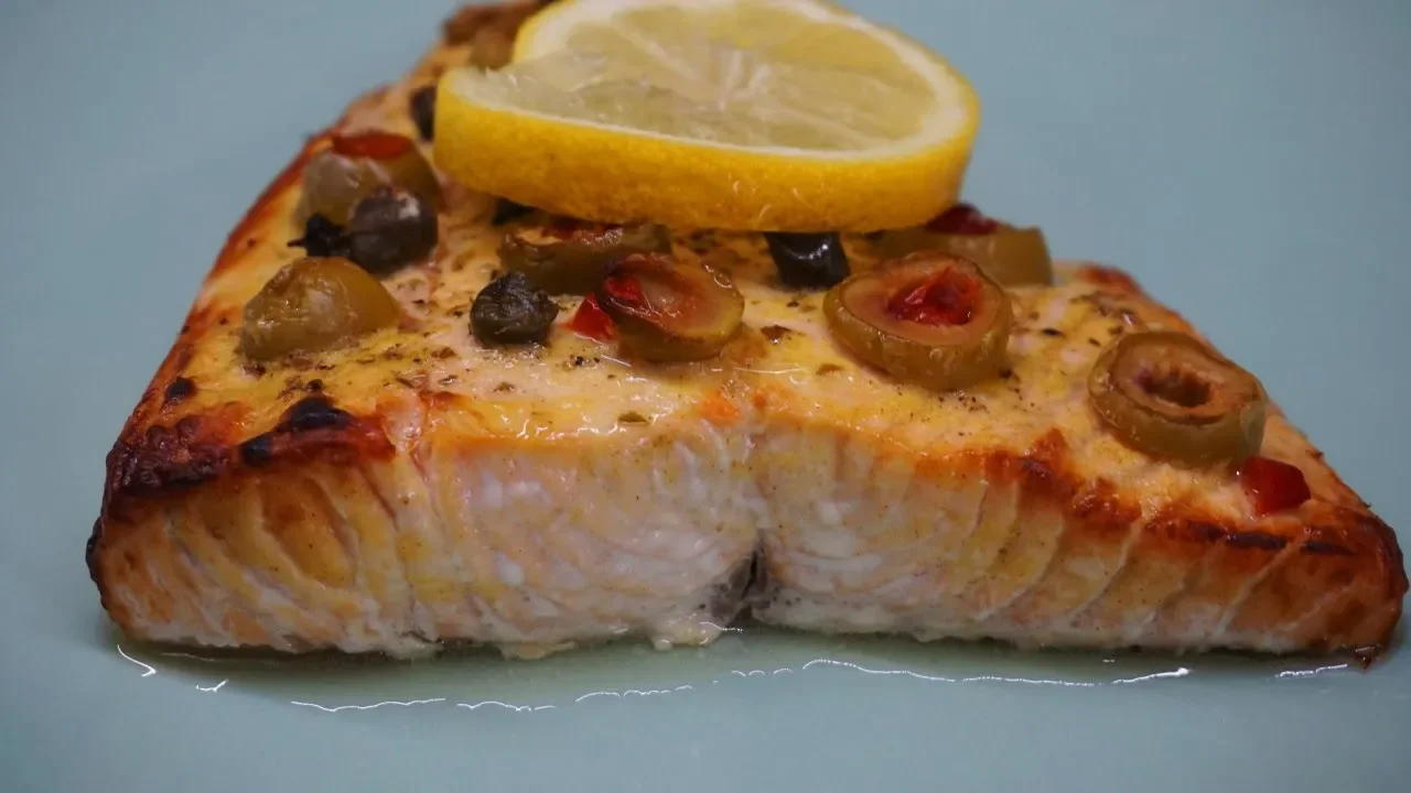       - Mediterranean style salmon   Greek Cooking by Katerina