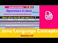 Operators in Java Part 4 Bitwise Logical operators IMP Interview Q A