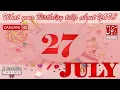 27 July Birt ay Personality Secrets of your Birt ay What your Birth Date say s Zanjani TV