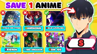Save 1 Anime For Each Letter A Z Quiz 