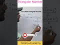 How to find the 10th triangular Number by using formula