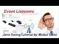 Java Swing Tutorial Event Listeners introduction to Event Listeners