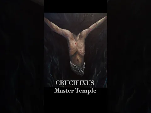 CRUCIFIXUS - time lapse surrealist oil painting #shorts #art #howto