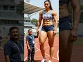 Download Lagu World's tallest female sprinter 😍#shorts #tallwoman #tallgirlfriend #sprinter #trackandfield