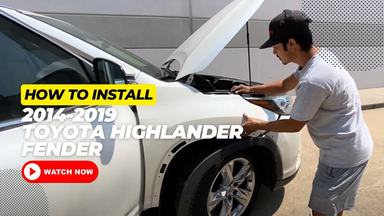 2014-2019 Toyota Highlander : Fender Painted (Passenger-Side)