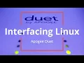 Interfacing Linux Apogee Duet 2007