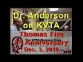 KVTA Thomas Fire Anniversary Discussion-On Air