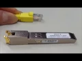 SFP ro RJ45 Module UseCiscoRouterCable
