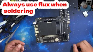 Minisforum MS-02 Ultra 9 285HX Customer soldered the bios battery then the pc died what went wrong