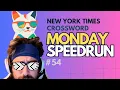 My HOG S in HEAVEN clean version - Monday NYT Crossword Speedrun