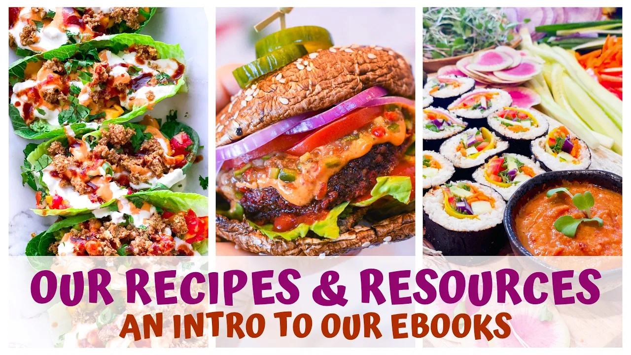 OUR RECIPES & RESOURCES FOR YOU + SPECIAL SURPRISE! RAW VEGAN