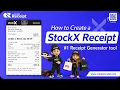 Create a StockX Receipt Online Fast Receipt Generator