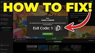 How To Fix Minecraft Exit Code 1 All Fixes
