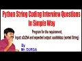 Python Q11 Program for the requirement input a3z2b4 and expected output aaabbbbzz