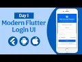 Flutter Login UI Design Minimal Modern Login Screen in Flutter Day 1 of 30 Days UI Challenge